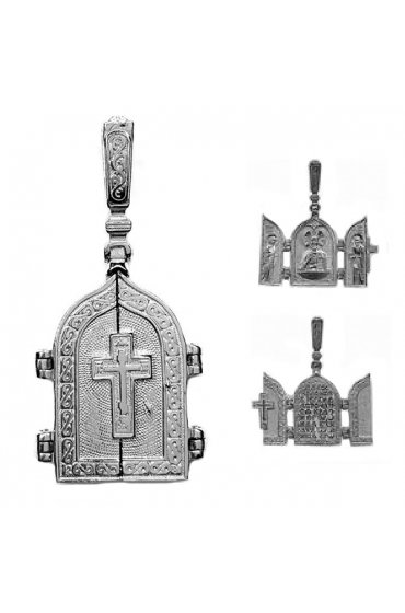 Складень серебряный, арт прП-1348