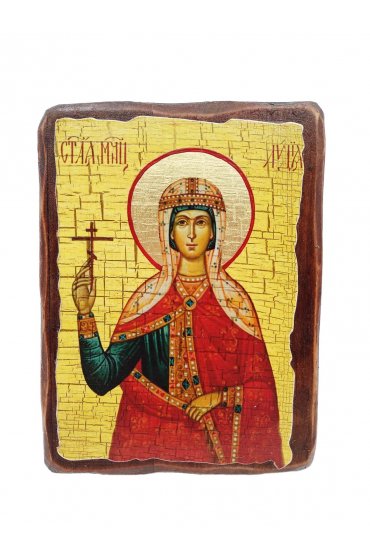 Икона Лидия под старину (13 х 17,5 см), арт IDR-659