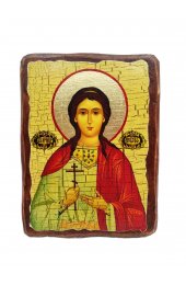 Икона Любовь Римская под старину (13 х 17,5 см), арт IDR-660