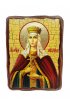 Икона Людмила Чешская под старину (13 х 17,5 см), арт IDR-662