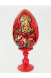 Яйцо пасхальное Икона Семистрельная Божией Матери, арт ИРГ-Я-09