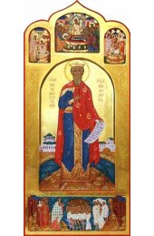 Икона Владимир Князь мерная рукописная арт. МИГ-067