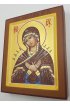 Икона Семистрельная Божья Матерь писаная в ковчеге 13*16 см, арт ИРГ-276