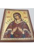 Икона Семистрельная Божья Матерь писаная 15*18 см, арт ИРГ-277