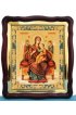 Храмовая икона Божья Матерь Всецарица в фигурном киоте с багетом 43 Х 50 см, арт ХБИ-007