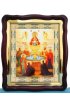 Храмовая икона Божья Матерь Живоносный Источник в фигурном киоте с багетом 43 Х 50 см, арт ХБИ-011