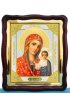 Храмовая икона Божья Матерь Казанская в фигурном киоте с багетом 43 Х 50 см, арт ХБИ-016