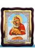 Храмовая икона Божья Матерь Почаевская в фигурном киоте с багетом 43 Х 50 см, арт ХБИ-029