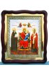 Храмовая икона Божья Матерь Экономисса в фигурном киоте с багетом 43 Х 50 см, арт ХБИ-046