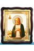 Храмовая икона Серафим Саровский в фигурном киоте с багетом 43 Х 50 см, арт ХБИ-071