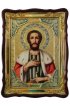 Храмовая икона Александр Невский в фигурном киоте 60 Х 80 см, арт ХБИ-103