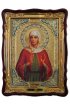 Храмовая икона Алла Мученица в фигурном киоте 60 Х 80 см, арт ХБИ-105