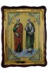 Храмовая икона Фома и Симон Апостолы в фигурном киоте 60 Х 80 см, арт ХБИ-138