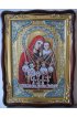 Храмовая икона Божья Матерь Боянская в фигурном киоте 60 Х 80 см, арт ХБИ-150