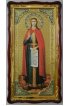 Храмовая икона Варвара Мученица ростовая в фигурном киоте 61 Х 112 см, арт ХБИ-159