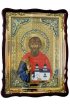 Храмовая икона Владислав Сербский в фигурном киоте 60 Х 80 см, арт ХБИ-173