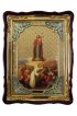 Храмовая икона Божья Матерь Всех Скорбящих Радость в фигурном киоте 60 Х 80 см, арт ХБИ-184