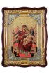 Храмовая икона Божья Матерь Всецарица (Пантанасса) в фигурном киоте 60 Х 80 см, арт ХБИ-185