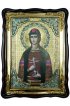 Храмовая икона Глеб благоверный князь в фигурном киоте 60 Х 80 см, арт ХБИ-190