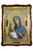 Храмовая икона Божья Матерь Иерусалимская в фигурном киоте 60 Х 80 см, арт ХБИ-220