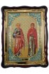 Храмовая икона Иоаким и Анна праведные в фигурном киоте 60 Х 80 см, арт ХБИ-226