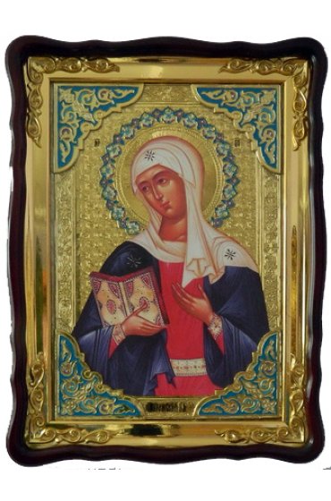 Храмовая икона Божья Матерь Калужская в фигурном киоте 60 Х 80 см, арт ХБИ-239