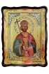 Храмовая икона Константин Равноапостольный в фигурном киоте 60 Х 80 см, арт ХБИ-246