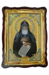 Храмовая икона Кукша Одесский в фигурном киоте 60 Х 80 см, арт ХБИ-251