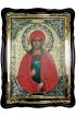 Храмовая икона Марина (Маргарита) Антиохийская Великомученица в фигурном киоте 60 Х 80 см, арт ХБИ-259
