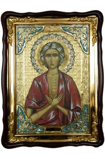 Храмовая икона Мария Египетская в фигурном киоте 60 Х 80 см, арт ХБИ-260