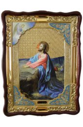 Храмовая икона Моление о Чаше в фигурном киоте 60 Х 80 см, арт ХБИ-268