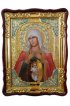Храмовая икона Божья Матерь Помощница в родах в фигурном киоте 60 Х 80 см, арт ХБИ-292
