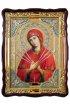 Храмовая икона Божья Матерь Умягчение злых сердец в фигурном киоте 60 Х 80 см, арт ХБИ-311