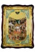 Храмовая икона Собор всех святых в земле Российской Просиявших в фигурном киоте 60 Х 80 см, арт ХБИ-320