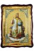 Храмовая икона Спас на престоле в фигурном киоте 60 Х 80 см, арт ХБИ-325
