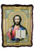 Храмовая икона Господь Вседержитель в фигурном киоте 60 Х 80 см, арт ХБИ-326