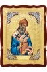 Храмовая икона Спиридон Тримифунтский в фигурном киоте 60 Х 80 см, арт ХБИ-327