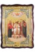 Храмовая икона Царь Царем в фигурном киоте 60 Х 80 см, арт ХБИ-352