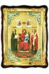 Храмовая икона Божья Матерь Экономисса в фигурном киоте 60 Х 80 см, арт ХБИ-356