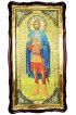 Храмовая икона Иоанн Воин ростовая и фигурном киоте 61 Х 112 см, арт ХБИ-382