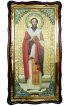 Храмовая икона Киприан Мученик ростовая и фигурном киоте 61 Х 112 см, арт ХБИ-388