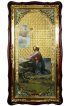 Храмовая икона Моление о Чаше ростовая в фигурном киоте 61 Х 112 см, арт ХБИ-399