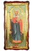 Храмовая икона Параскева Мученица ростовая в фигурном киоте 61 Х 112 см, арт ХБИ-409
