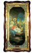 Храмовая икона Рождество Христово ростовая в фигурном киоте 61 Х 112 см, арт ХБИ-414