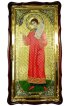 Храмовая икона Роман Сладкопевец ростовая в фигурном киоте 61 Х 112 см, арт ХБИ-415