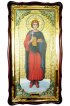 Храмовая икона Валерий Мученик ростовая в фигурном киоте 61 Х 112 см, арт ХБИ-416
