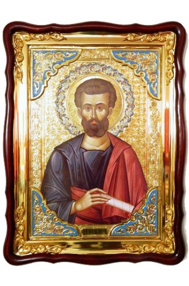 Храмовая икона Иаков Алфеев Апостол в фигурном киоте 60 Х 80 см, арт ХБИ-447