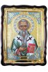 Храмовая икона Стефан Пермский в фигурном киоте 60 Х 80 см, арт ХБИ-458