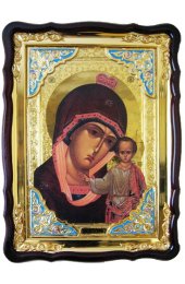Храмовая икона Божья Матерь Табынская в фигурном киоте 60 Х 80 см, арт ХБИ-459