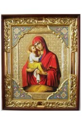 Храмовая икона Богородица Почаевская с багетом 54 Х 66 см, арт ХБИ-517